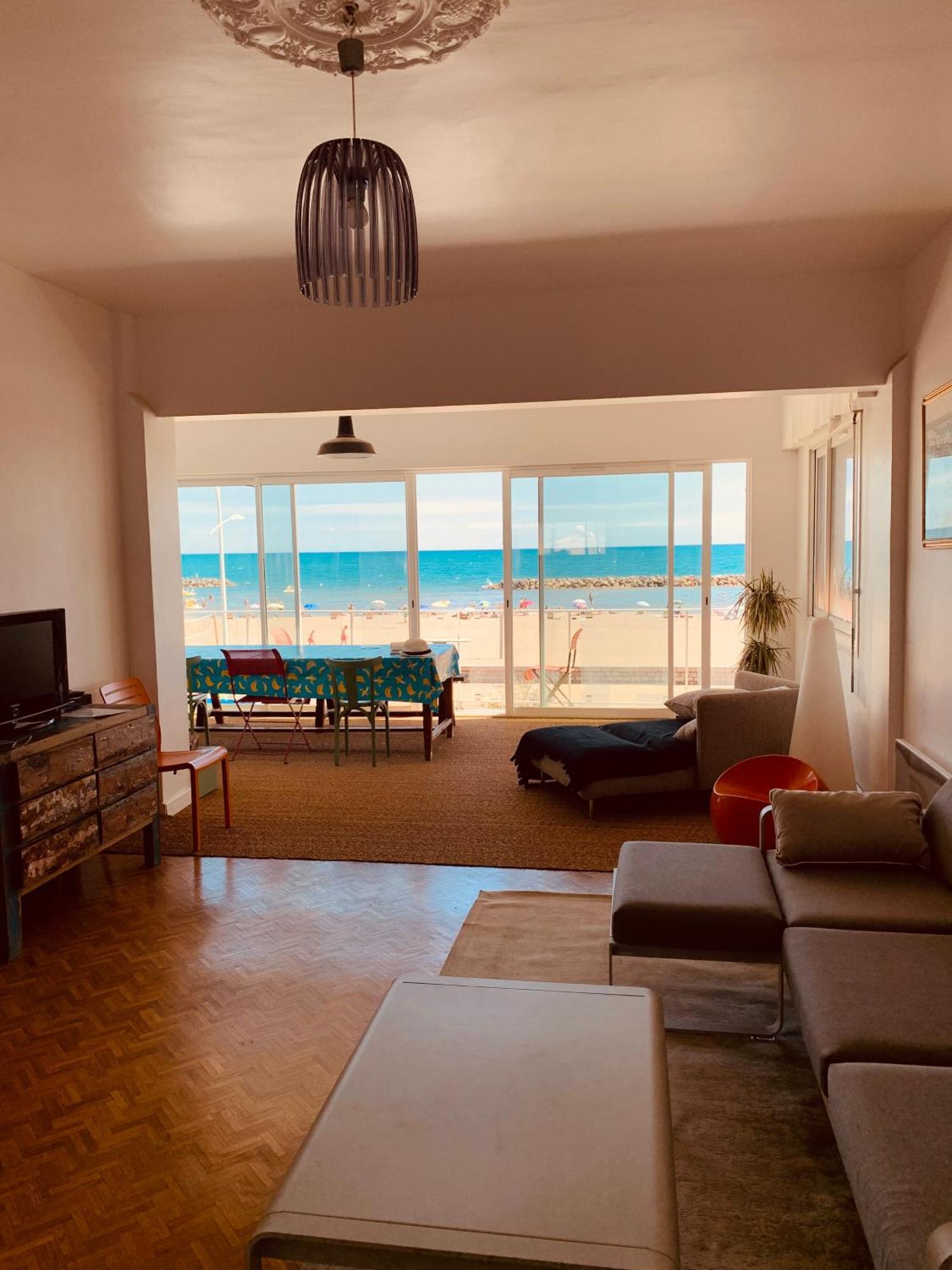 Bel Appart Vue Mer Valras-Plage Exteriör bild